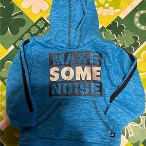 Pro Player Blue Kids Hoodie with Bold Print